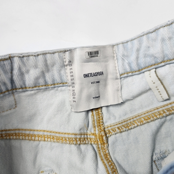 One Teaspoon Brando Size 31 Mini Jean Skirt - Picture 5 of 11